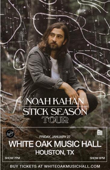 Noah Kahan: The Stick Season Tour: 