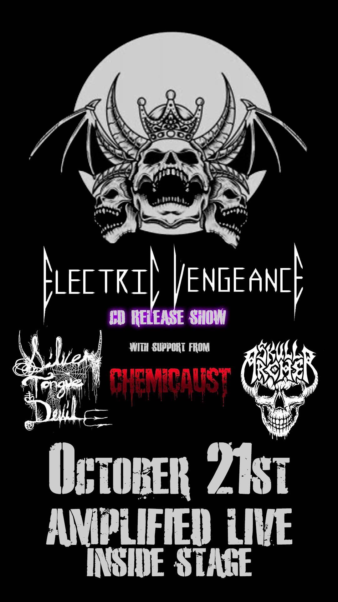 Electric Vengeance CD Release Show – INSIDE STAGE
