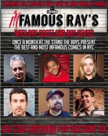 Ray DeVito & Ray Gootz Presents: inFamous Rays!: 