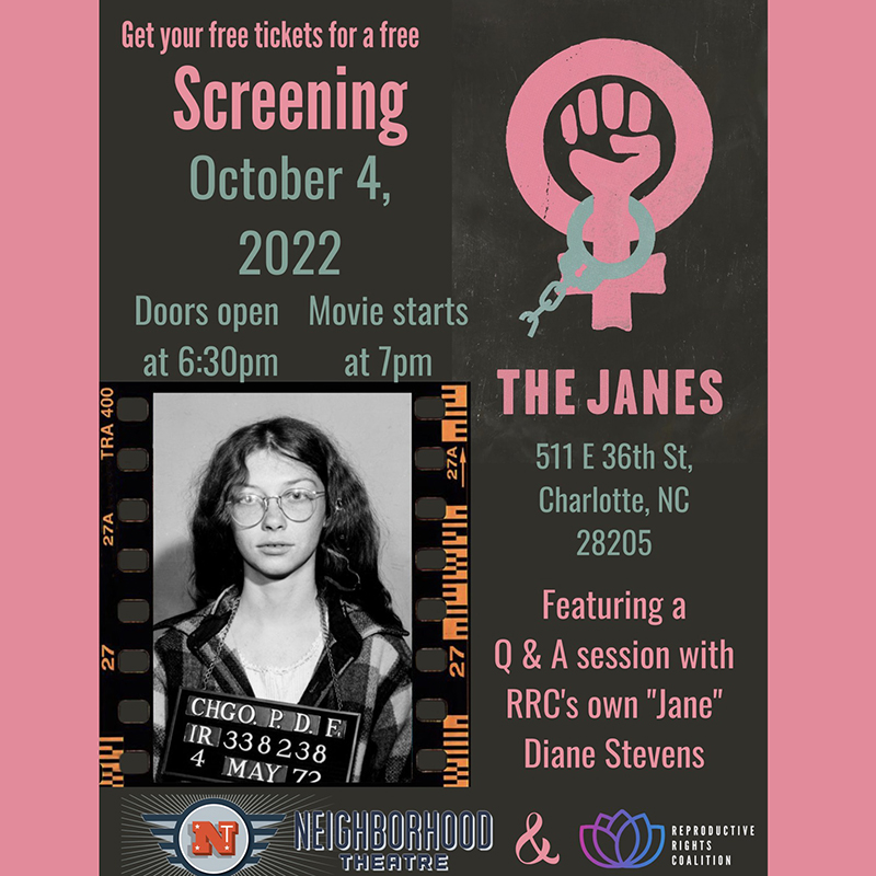 THE JANES *Film Screening* featuring Q&A with Diane Stevens