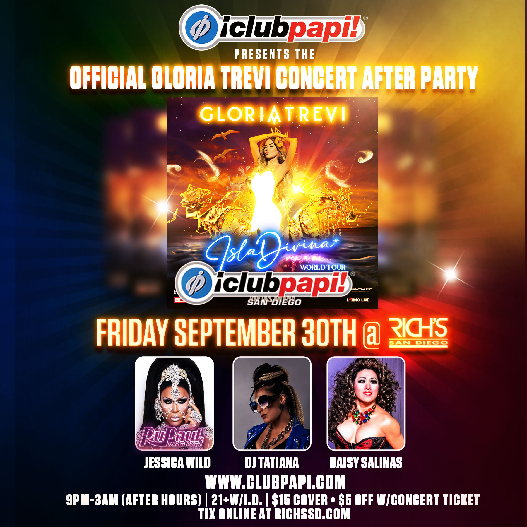 Buy Tickets to Gloria Trevi Concert After-party in San Diego on Sep 30