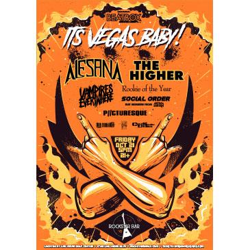 It's Vegas Baby! Alesana & The Higher with Special Guests: 