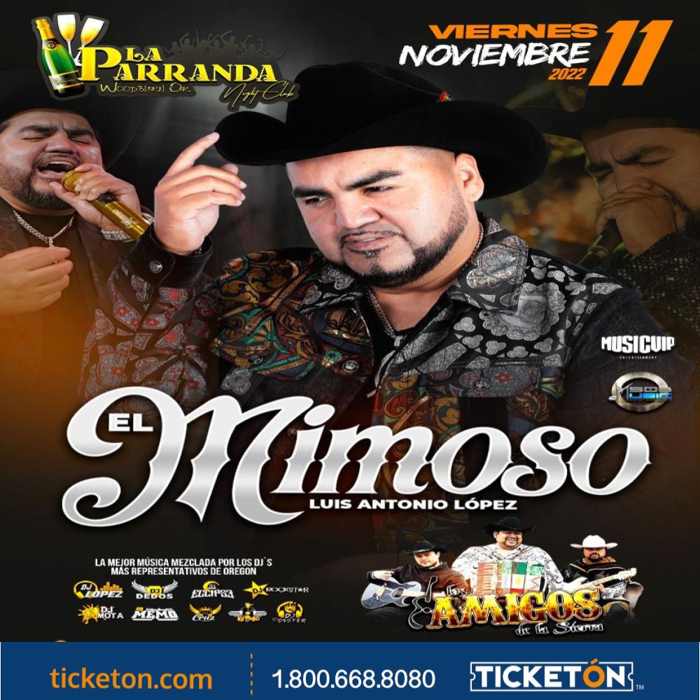 El Mimoso -La Parranda Night Club Tickets Boletos | Woodburn OR - 11/11/22