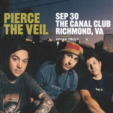 *SOLD OUT* Pierce the Veil at Canal Club: 