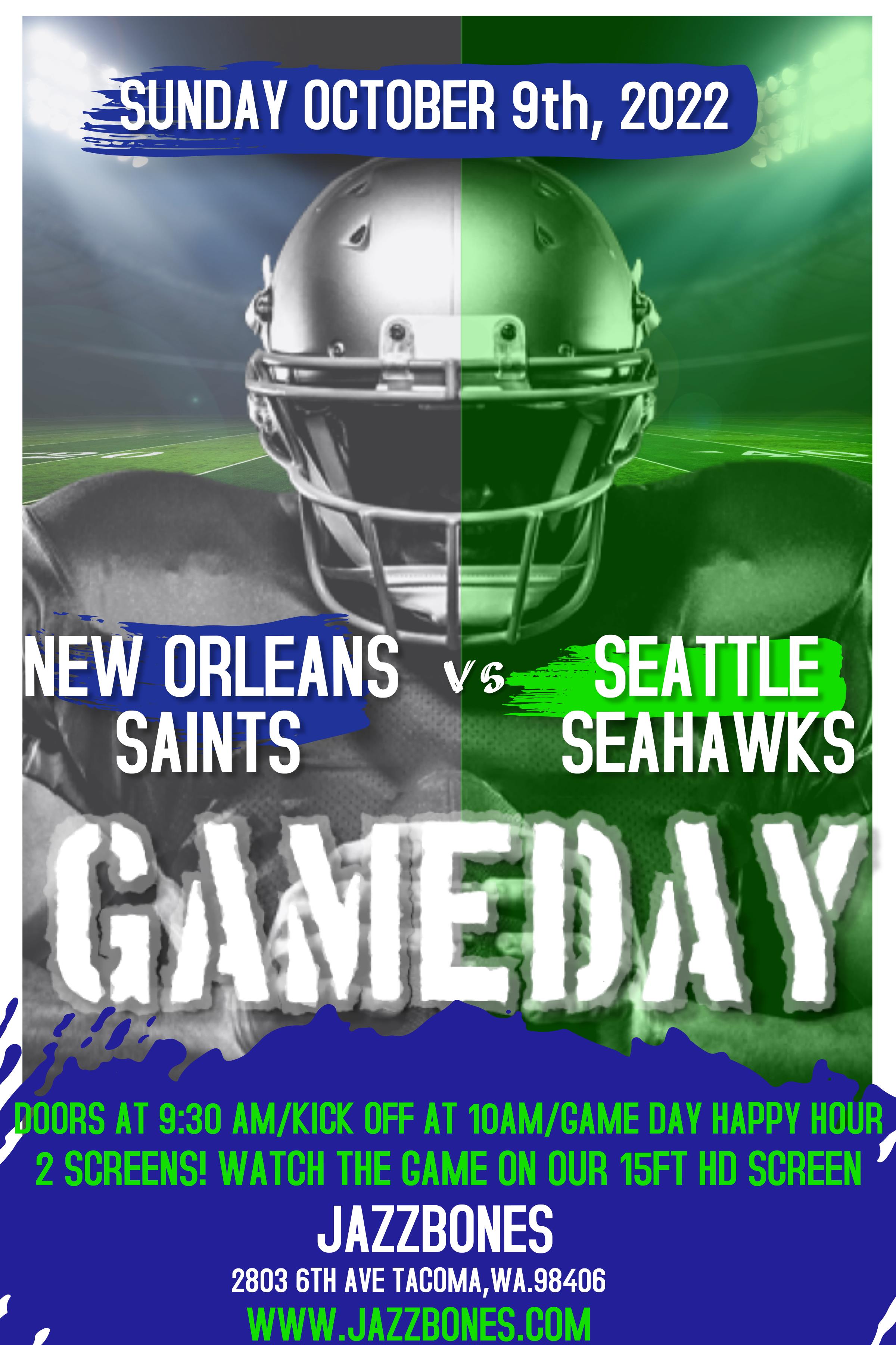 saints and seahawks game
