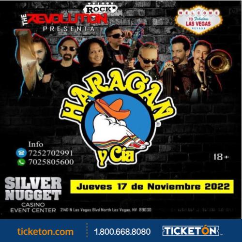 Haragan y Cia - Silver Nugget Casino Tickets Boletos | Las Vegas NV -  11/17/2022