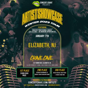 Concert Crave Artist Showcase! “Winter 2023 Tour” - NJ: 