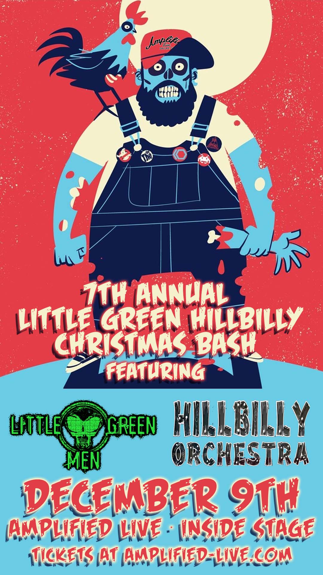 7th Ann. Little Green Hillbilly Christmas Bash: INSIDE STAGE