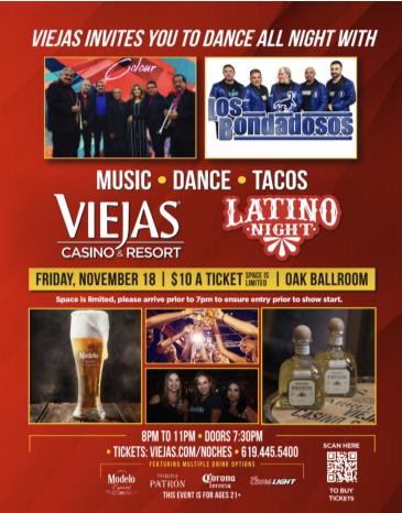 Latino Night at Viejas: 