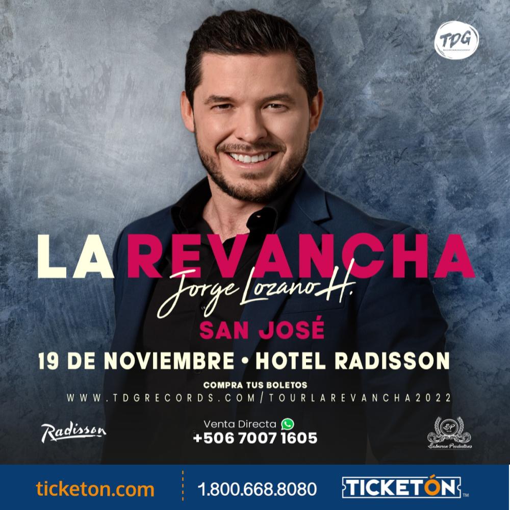 LOZANO H "LA REVANCHA" Tickets The HOTEL RADISSON on November