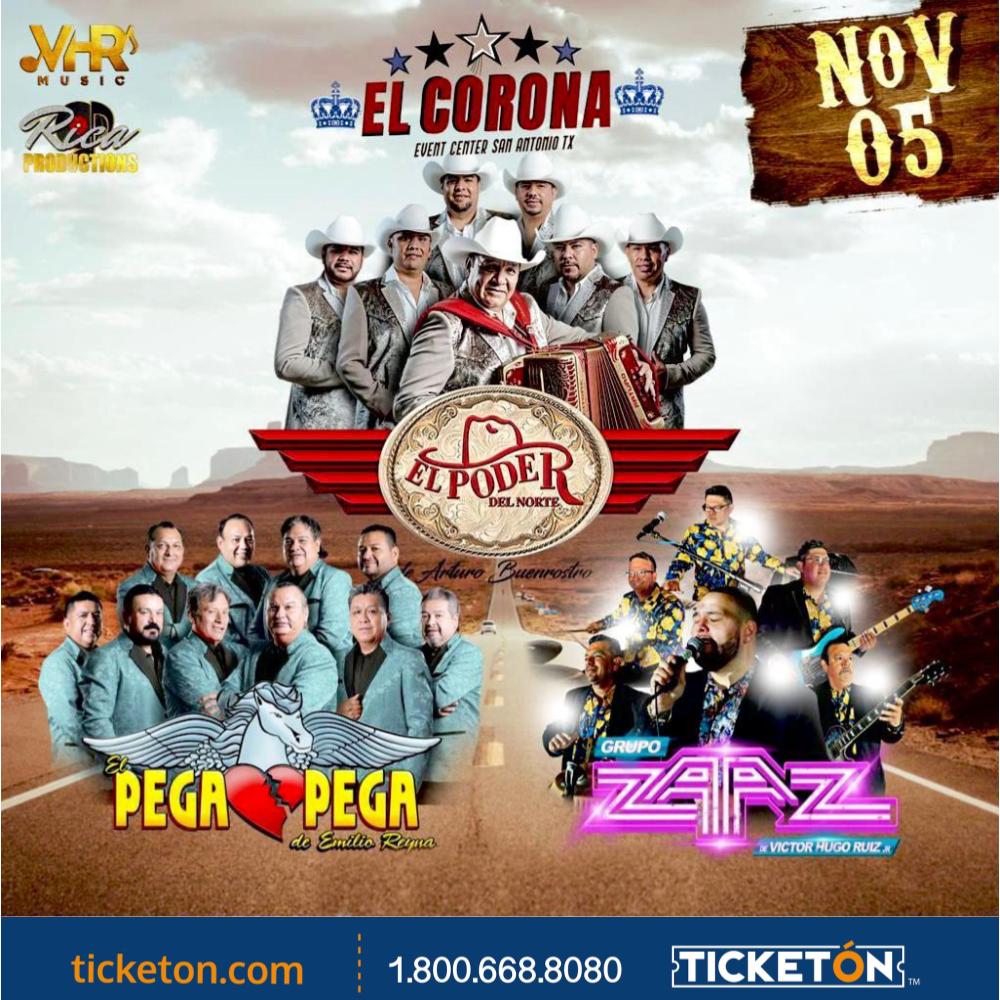 El Poder del Norte - El Corona Event Center Tickets Boletos | San Antonio  TX - 11/5/22