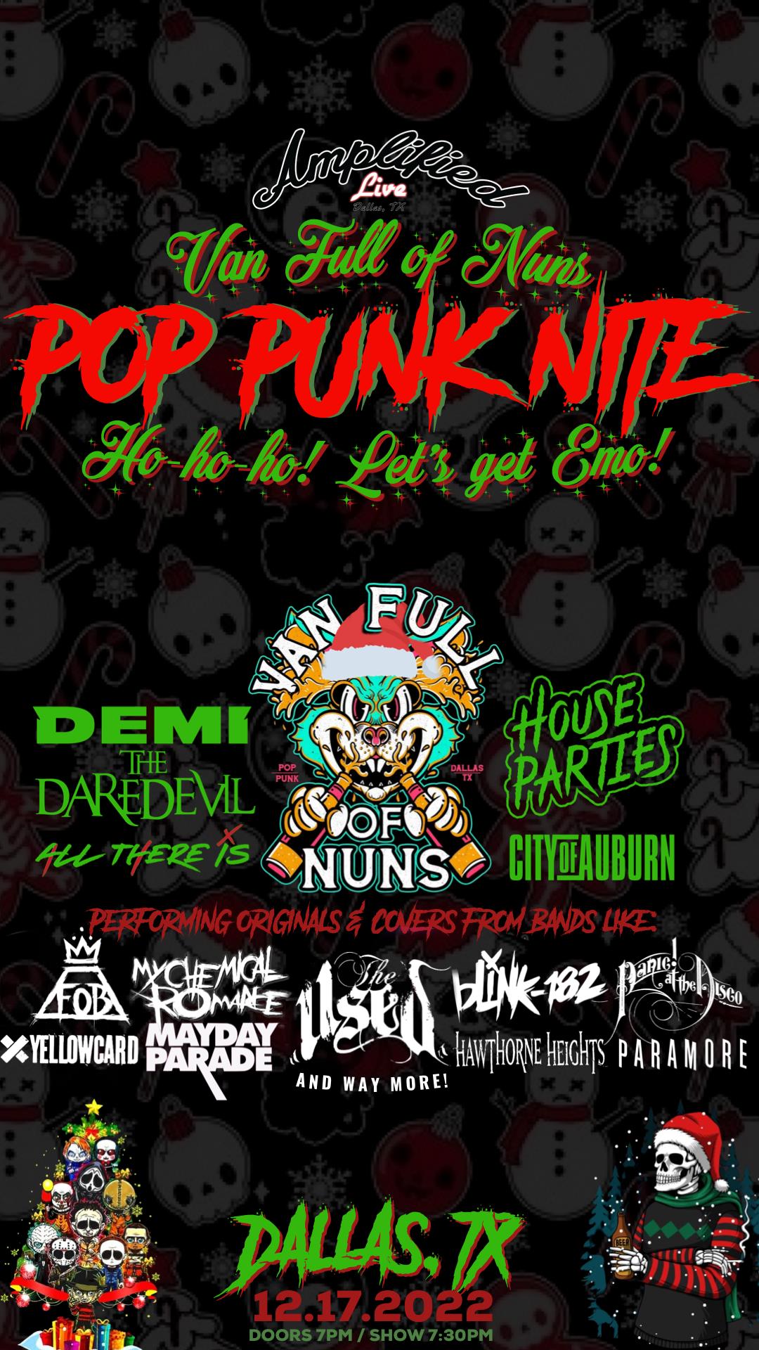 Van Full of Nuns Pop Punk Nite: Hohoho Lets Get Emo!