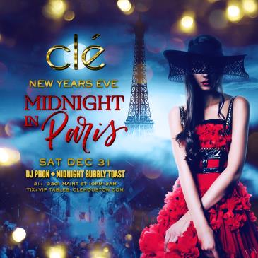 Midnight in Paris NYE / Sat Dec 31st / Clé: 