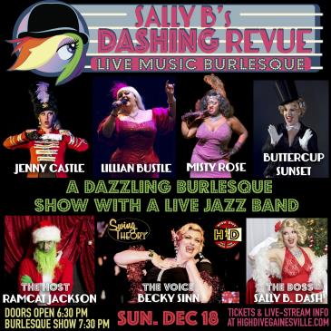 SALLY B'S DASHING REVUE with live music from SWING THEORY!: 