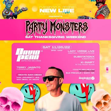 PARTY MONSTERS w/ DJ DAVID PENN!: 