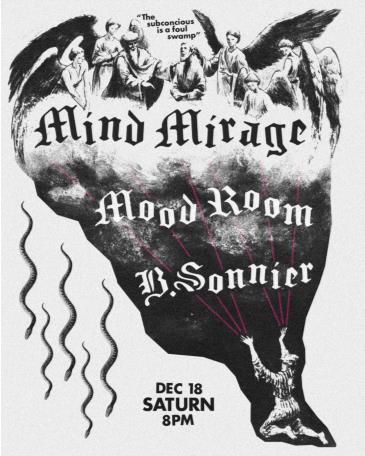 Parachute Show: Mind Mirage, Mood Room, & B. Sonnier: 