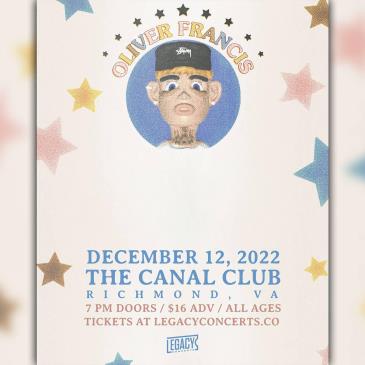 Oliver Francis at Canal Club: 