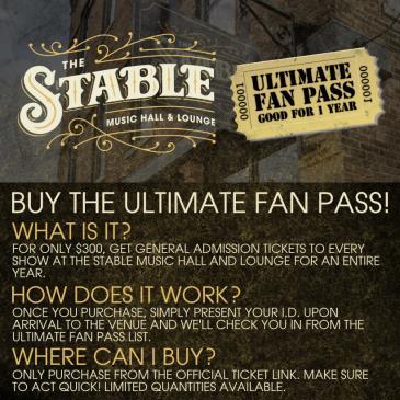 Ultimate Fan Pass * Good for 1 Year: 