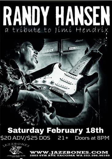Randy Hansen (Jimi Hendrix Tribute): 