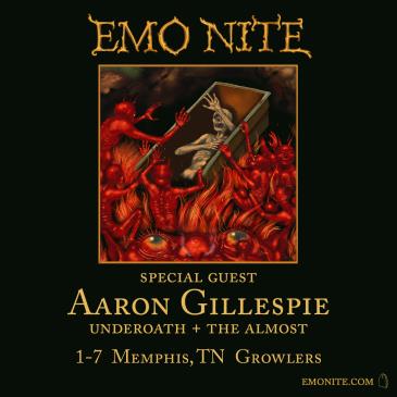 Emo Nite wsg/ Aaron Gillespie at Growlers - Memphis,TN: 