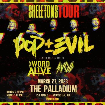 Pop Evil - The Skeletons Tour: 
