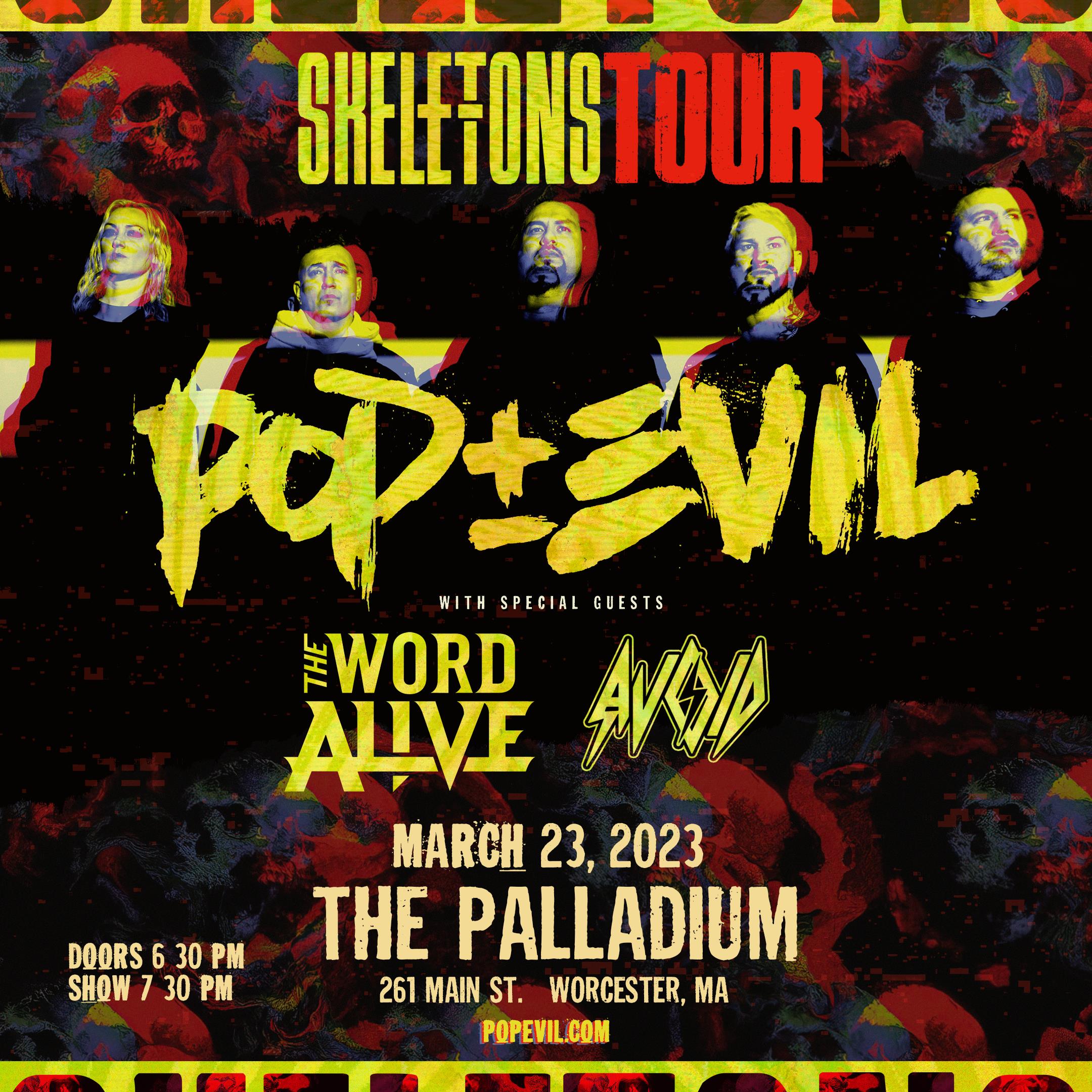 buy-tickets-to-pop-evil-the-skeletons-tour-in-worcester-on-mar-23-2023