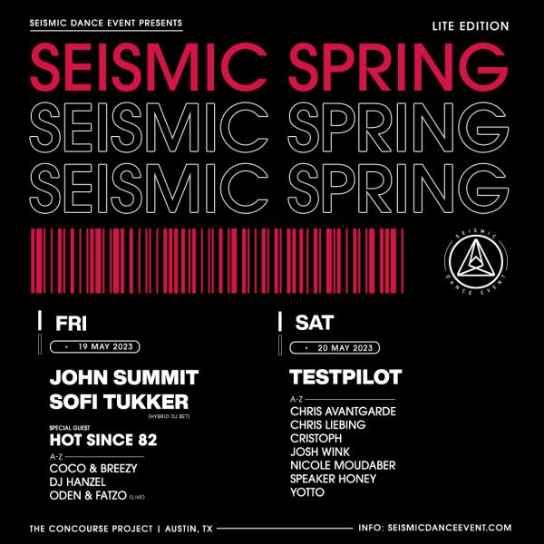 Buy Tickets to Seismic Spring [Lite Edition] in Austin on May 19, 2023