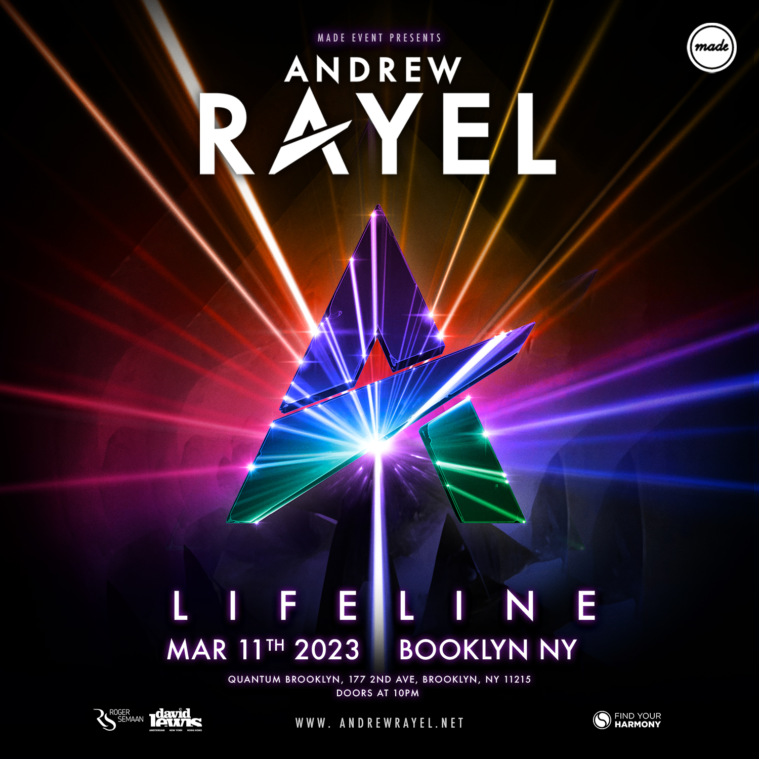 Buy Tickets to Andrew Rayel Quantum in Brooklyn on Mar 11, 2023