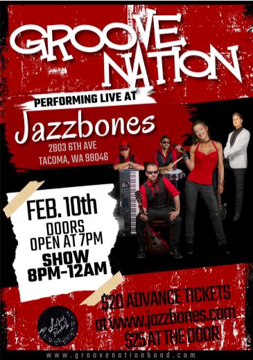 Buy tickets to Groove Nation in Tacoma on February 10, 2023