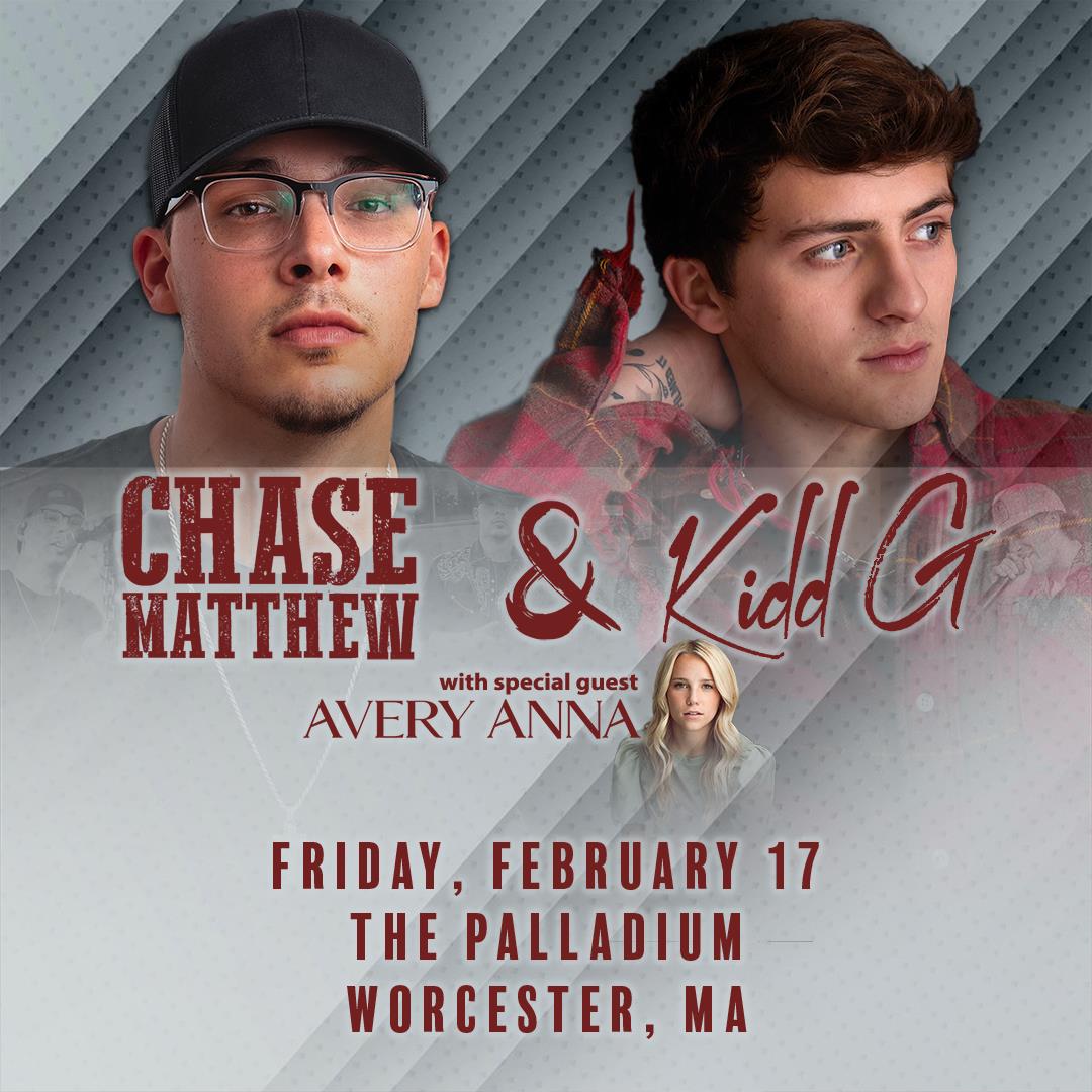 Buy Tickets to Chase Matthew & Kidd G in Worcester on Feb 17, 2023