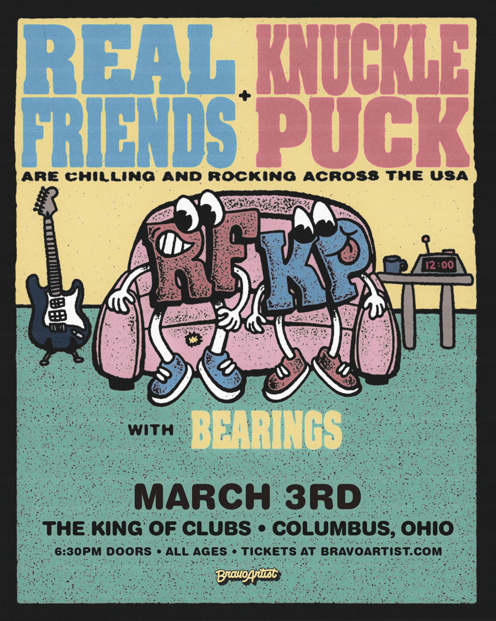 Buy Tickets to Real Friends and Knuckle Puck At The King of Clubs in