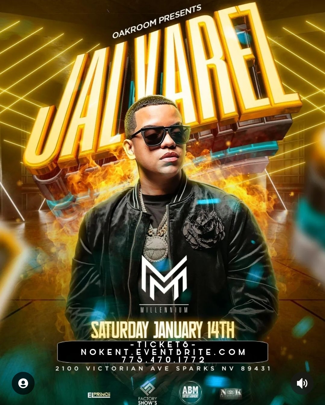 Buy Tickets to J Alvarez Live @ MILLENNIUM NIGHT CLUB in RENO, NV in Sparks  on Jan 14, 2023