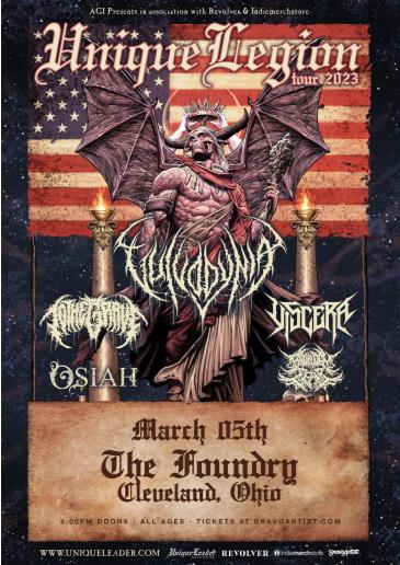 CANCELLED: Unique Legion Tour at The Foundry: 