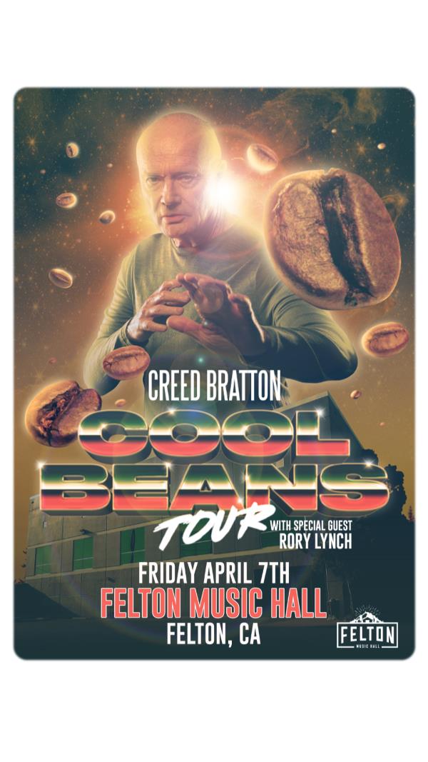 Buy Tickets to Creed Bratton An Evening of Music and Comedy in Felton