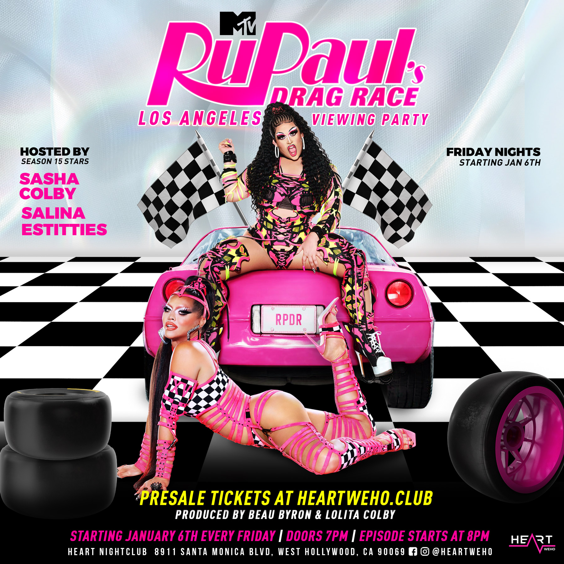 Buy Tickets To Premiere Rupauls Drag Race La Viewing Party In West Hollywood On Jan 06 2023 