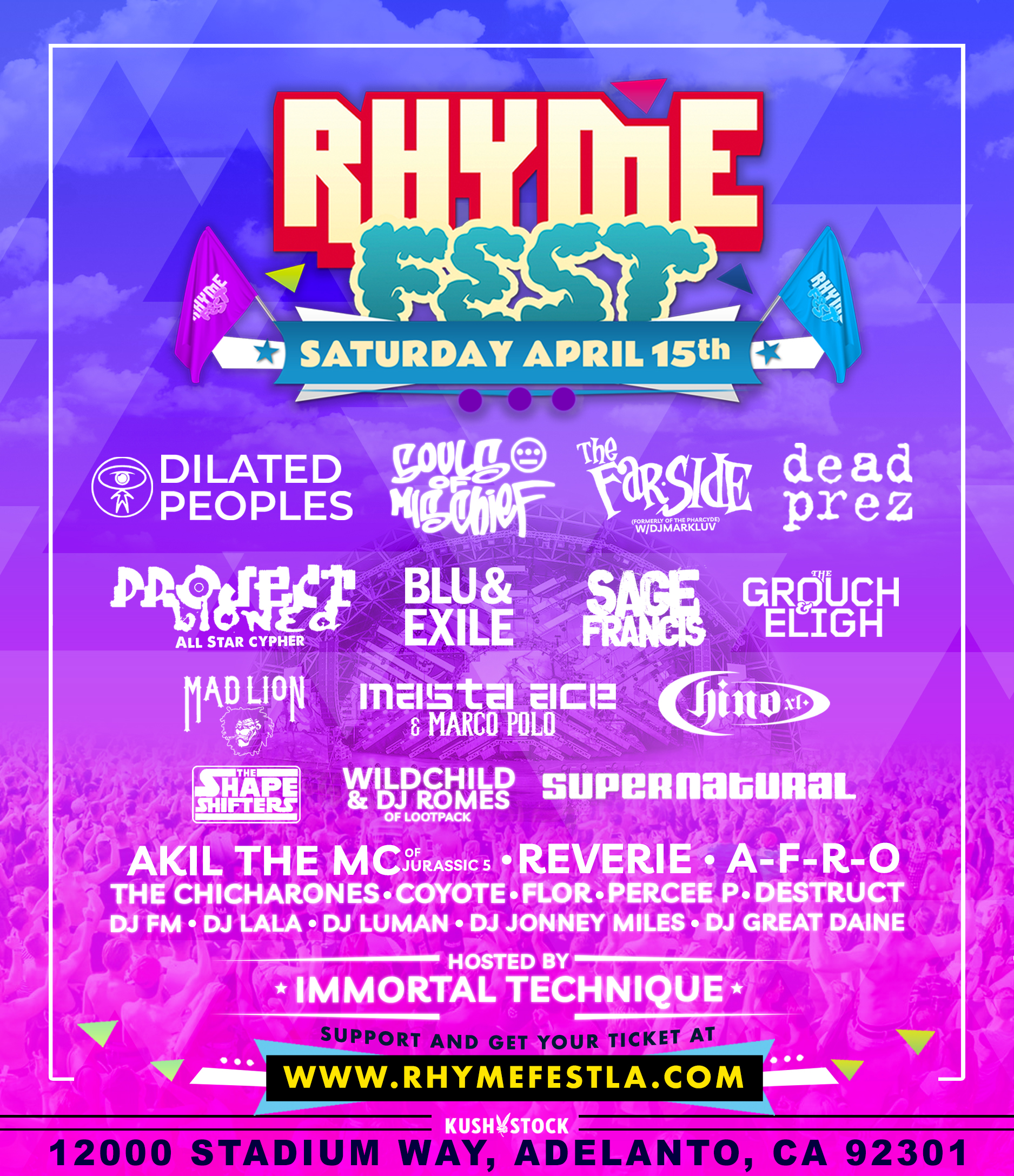 Tickets to Rhyme Fest L.A. in Adelanto on Apr 15,