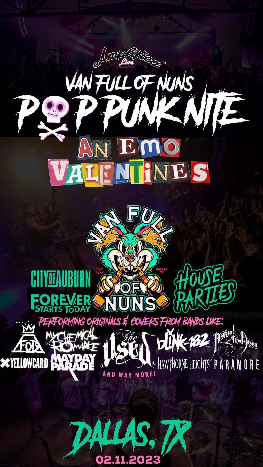 Pop Punk Nite: An Emo Valentines! By: Van Full of Nuns
