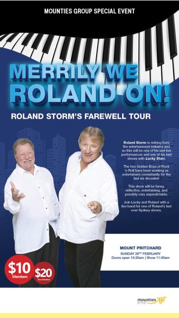 Roland Storm's Farewell Tour - MOUNTIES: 