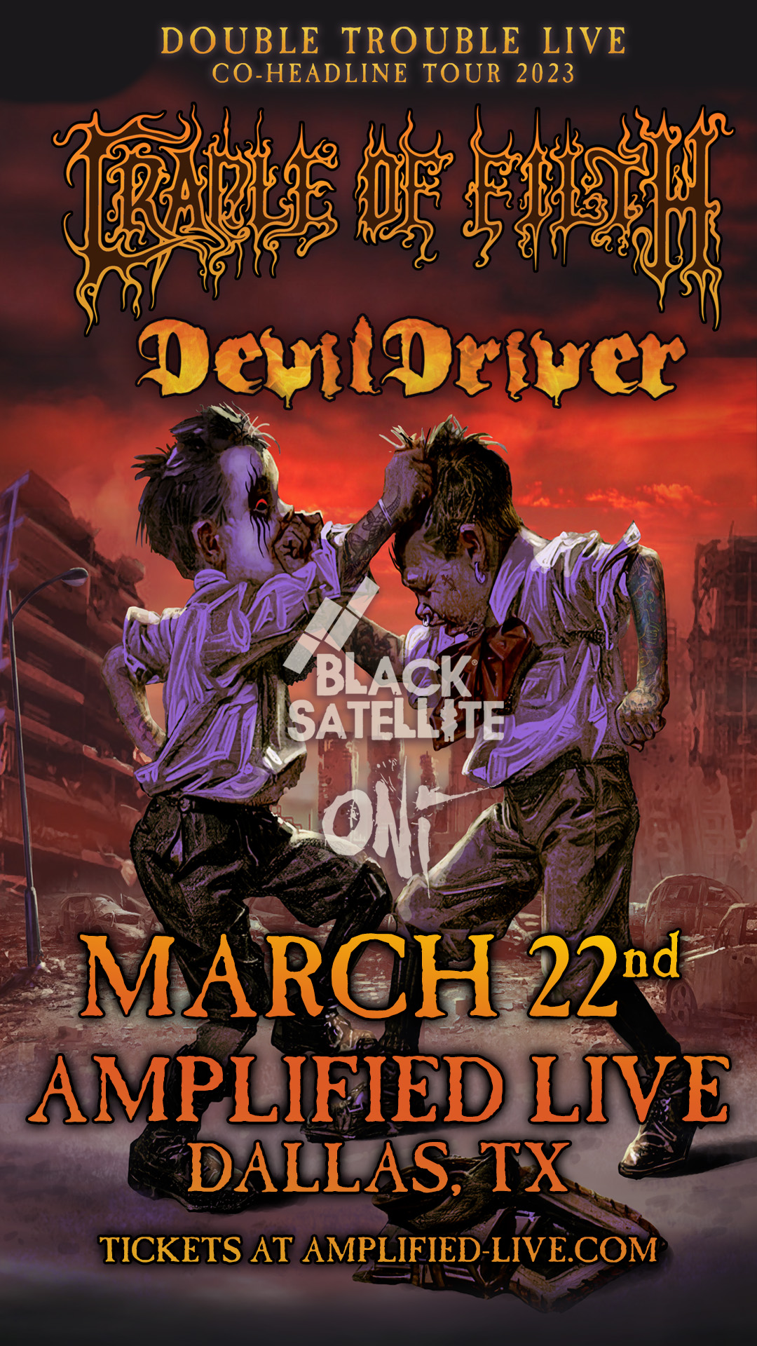 Cradle of Filth & Devildriver Double Trouble Live