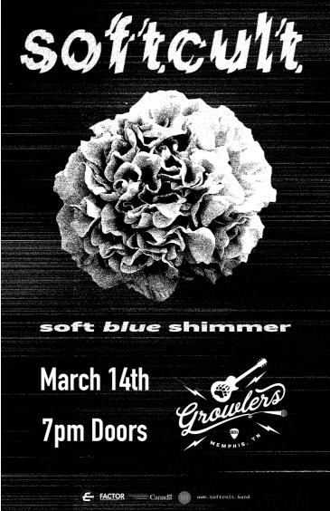 Softcult w/ Soft Blue Shimmer at Growlers - Memphis, TN: 