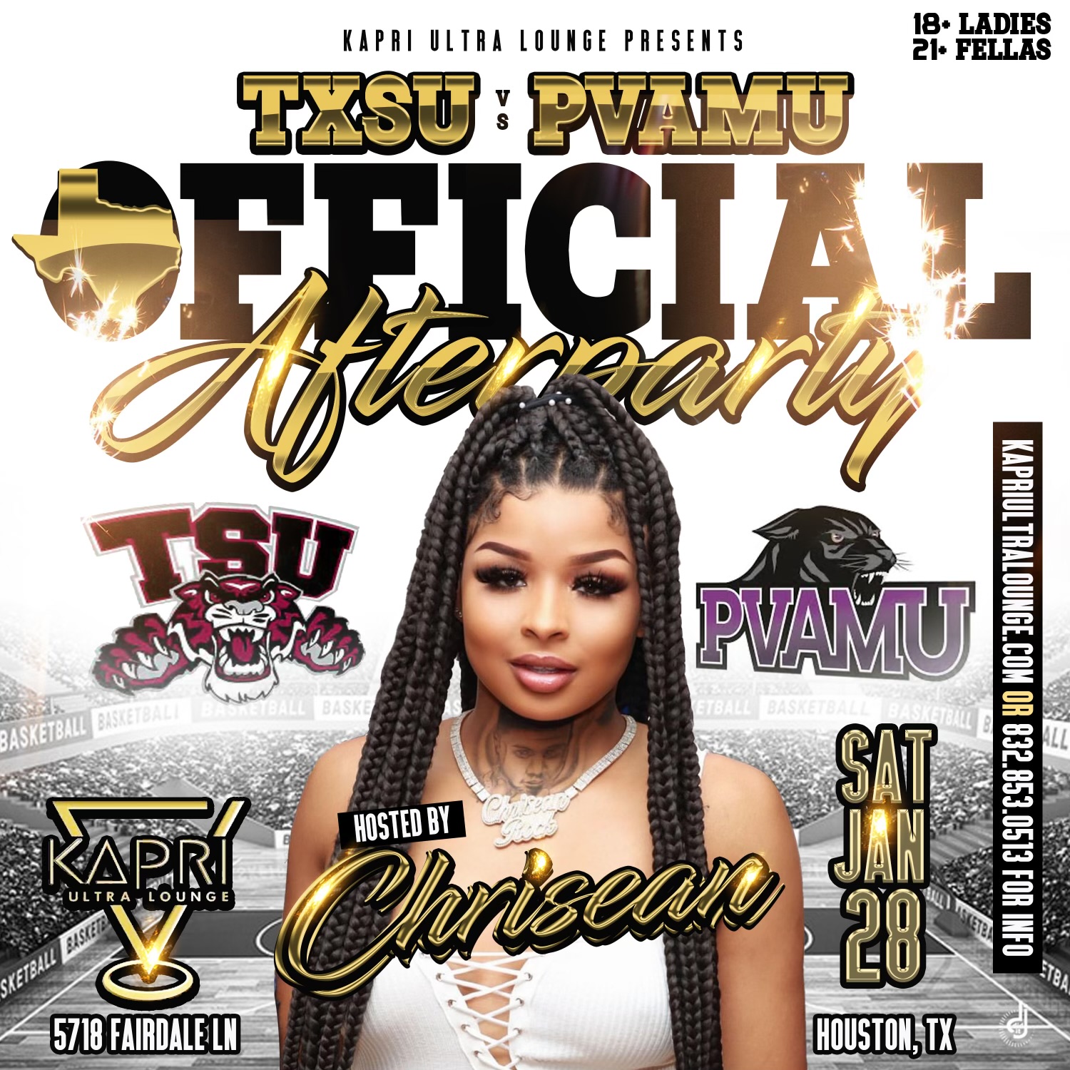 Buy Tickets to Chrisean Rock & Friends TSU vs PVAMU Afterparty in