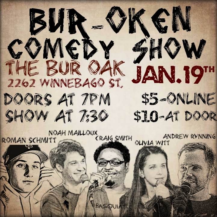 Buy Tickets to Bur-Oken Comedy Show in Madison on Jan 19, 2023