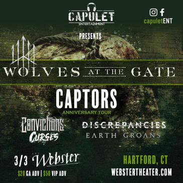 Wolves at the Gate Captors Anniversary Tour: 