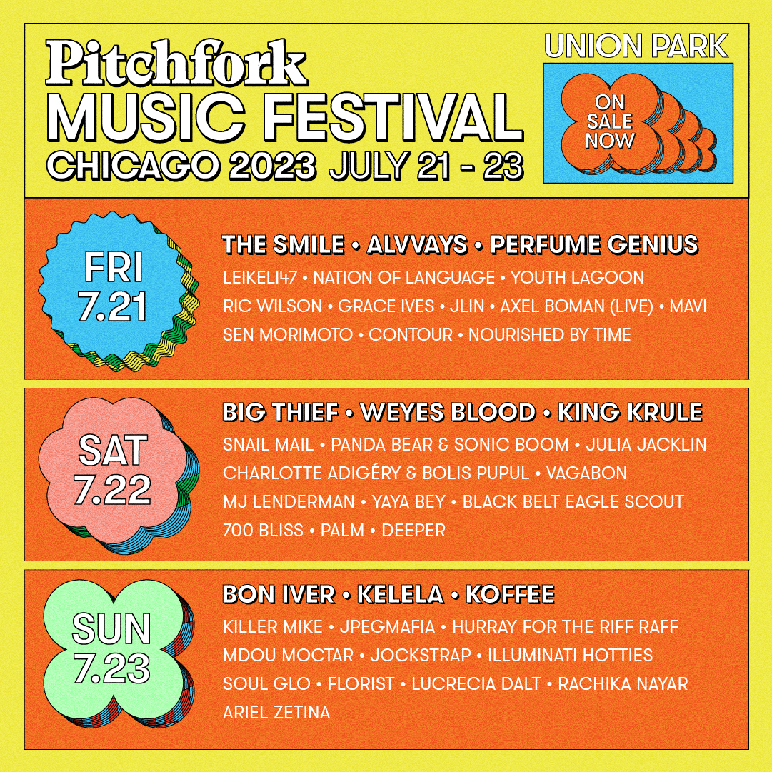 Buy Tickets to Pitchfork Music Festival 2023 in Chicago on Jul 21, 2023