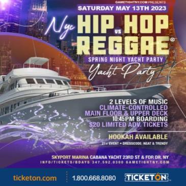 Hip Hop vs Reggae Cabana Yacht