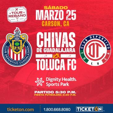 CHIVAS DE GUADALAJARA VS TOLUCA FC