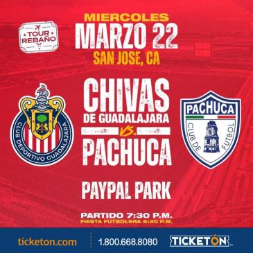CHIVAS DE GUADALAJARA VS PACHUCA: 