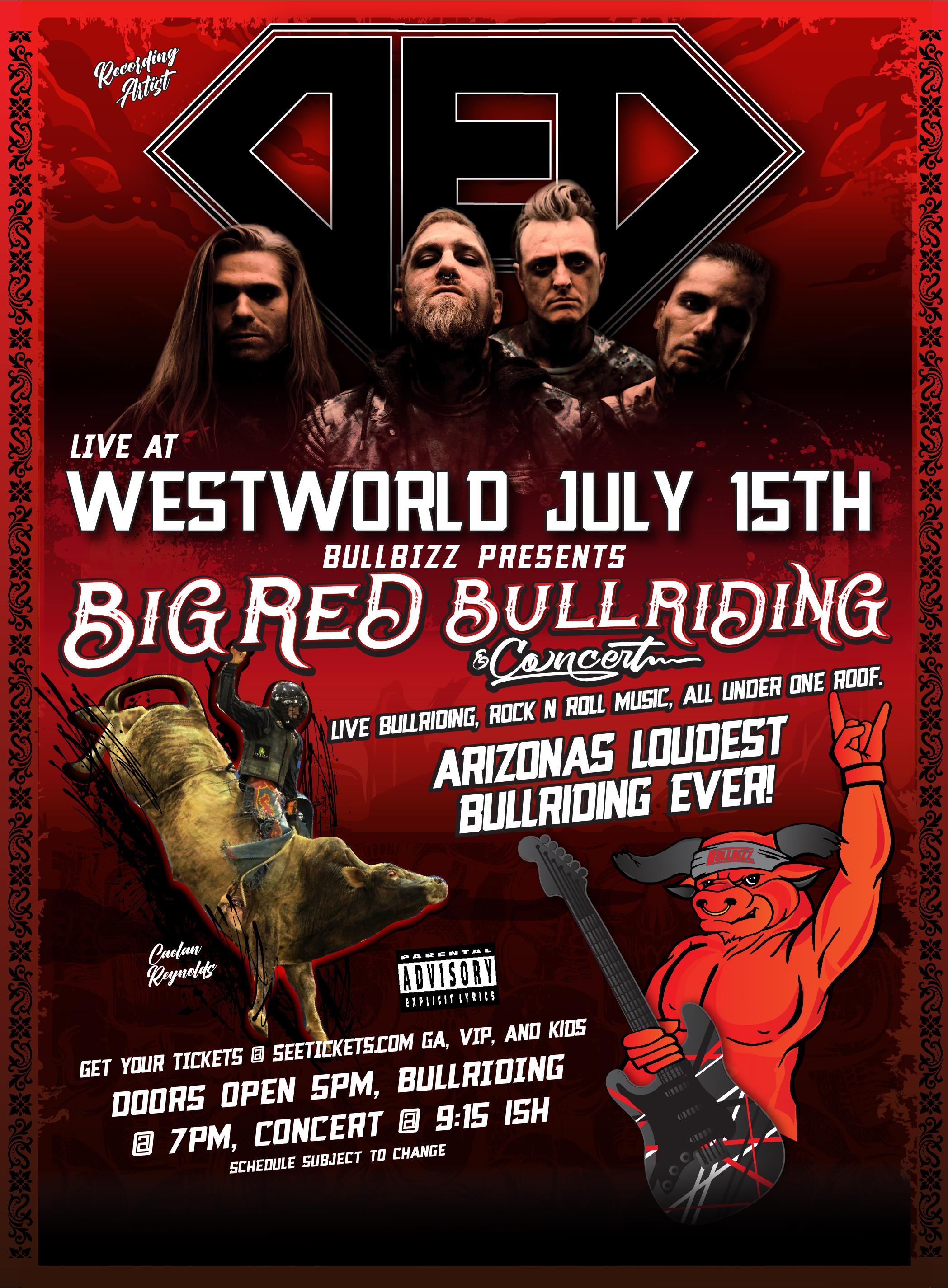 Buy Tickets to Big Red Bullriding & Concert in Scottsdale on Jul 15, 2023