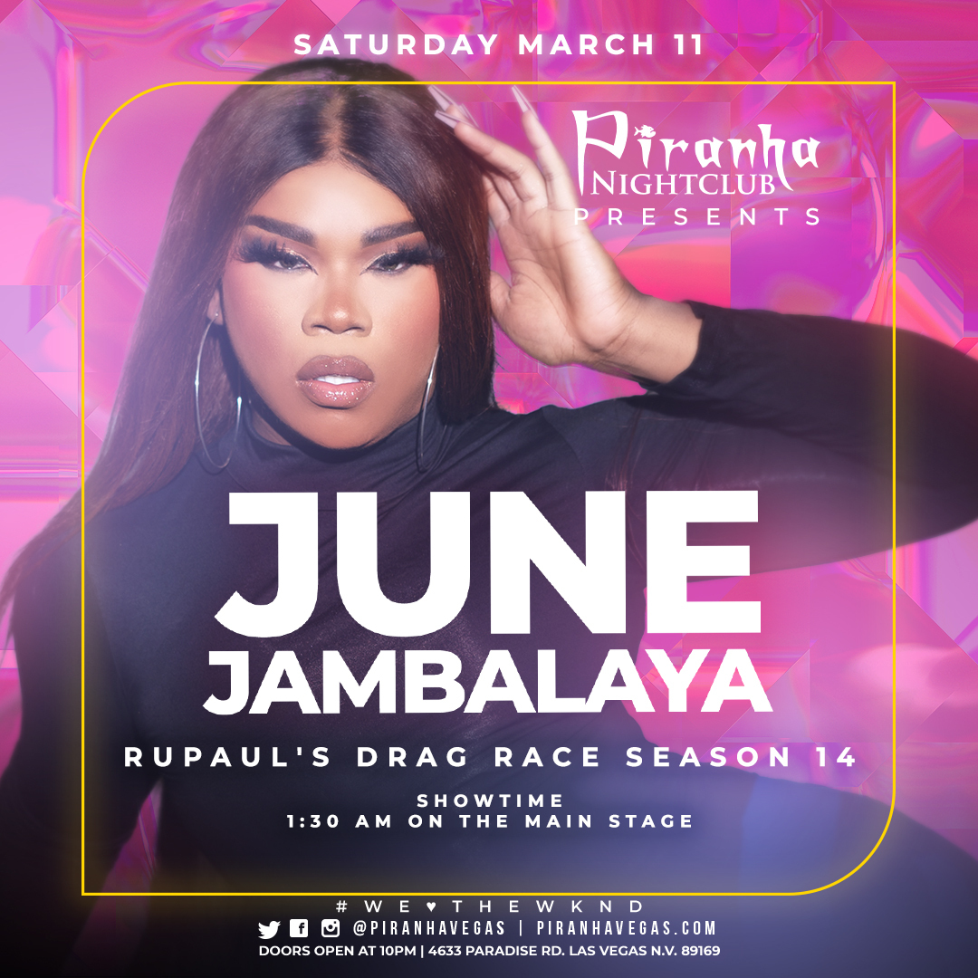 Buy Tickets to PIRANHA PRESENTS JUNE JAMBALAYA FROM RUPAULS DRAG RACE S