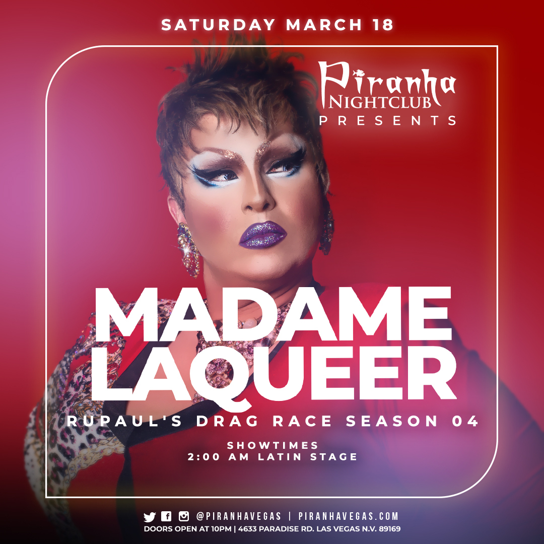 Buy Tickets to PIRANHA PRESENTS AMETHYST & MADAME LAQUEER FROM RPDR in ...